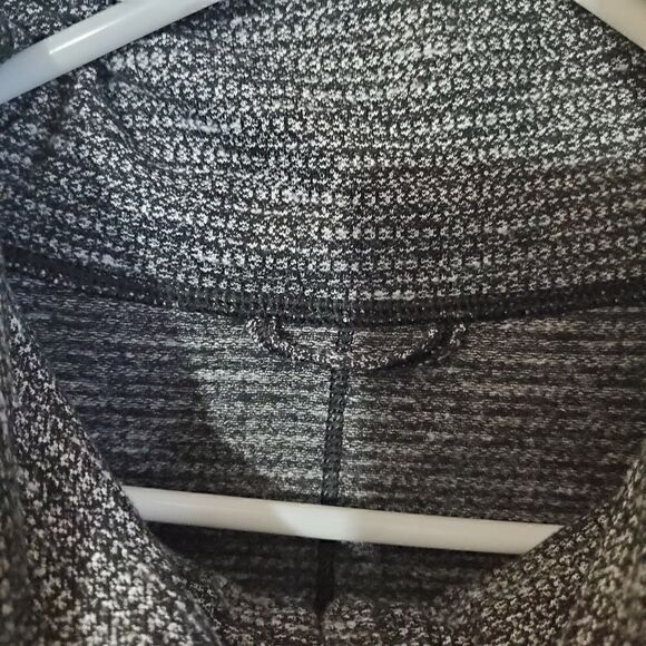 Lululemon Jacket Womens Medium Gray Black Active Yoga Two Tone Full Zip - Picture 8 of 11